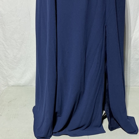 Celebrate DB Studio Womens Navy Long Maxi Formal Dress Sz 16 - Picture 4 of 8